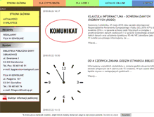 Tablet Screenshot of bibliotekasierakowice.pl
